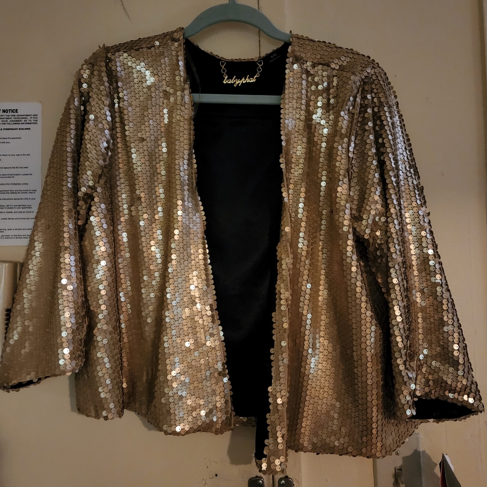 Gold Sequin Jacket